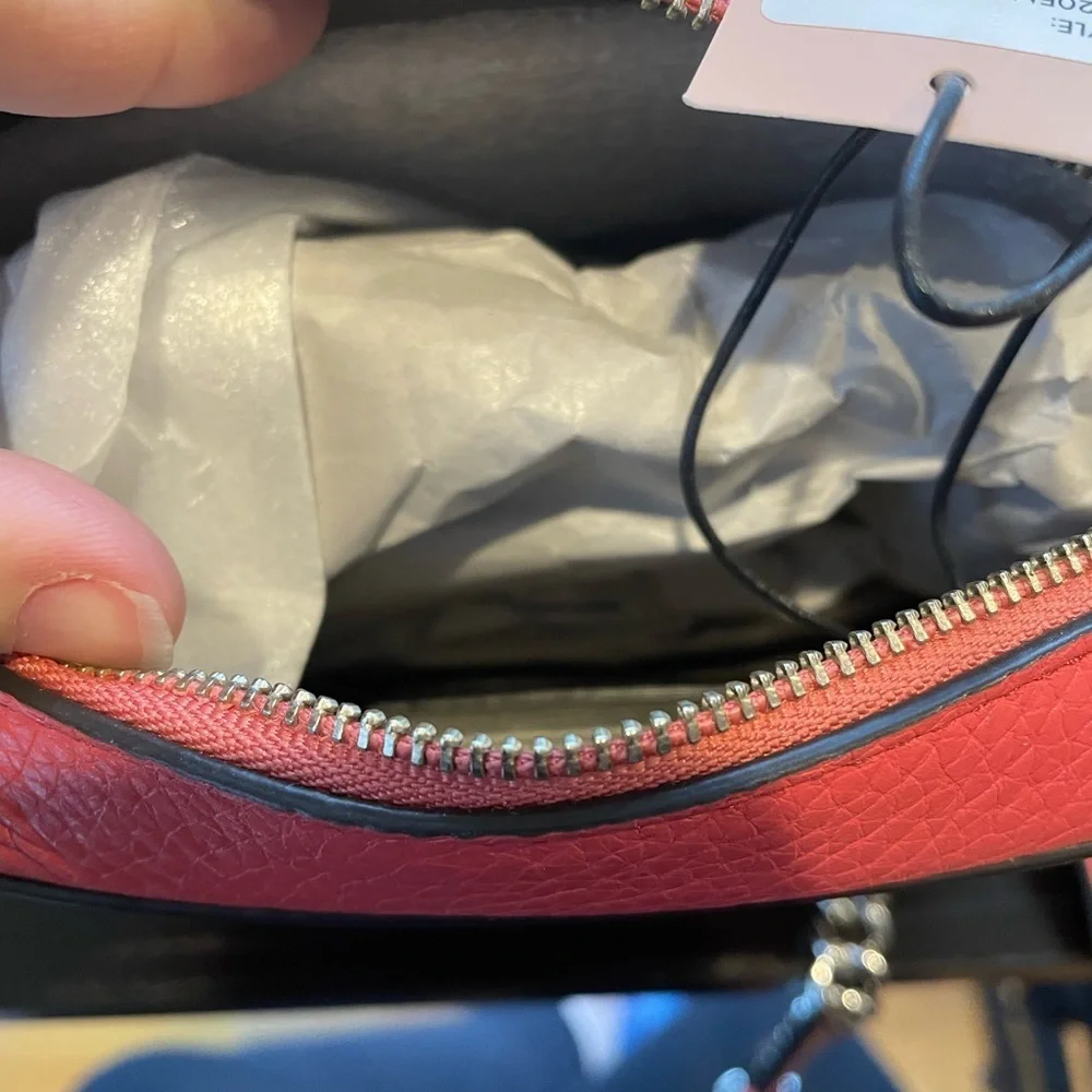 Rebecca Minkoff Moto Camera Crossbody Bag Grapefruit Orange Pink Red New Purse